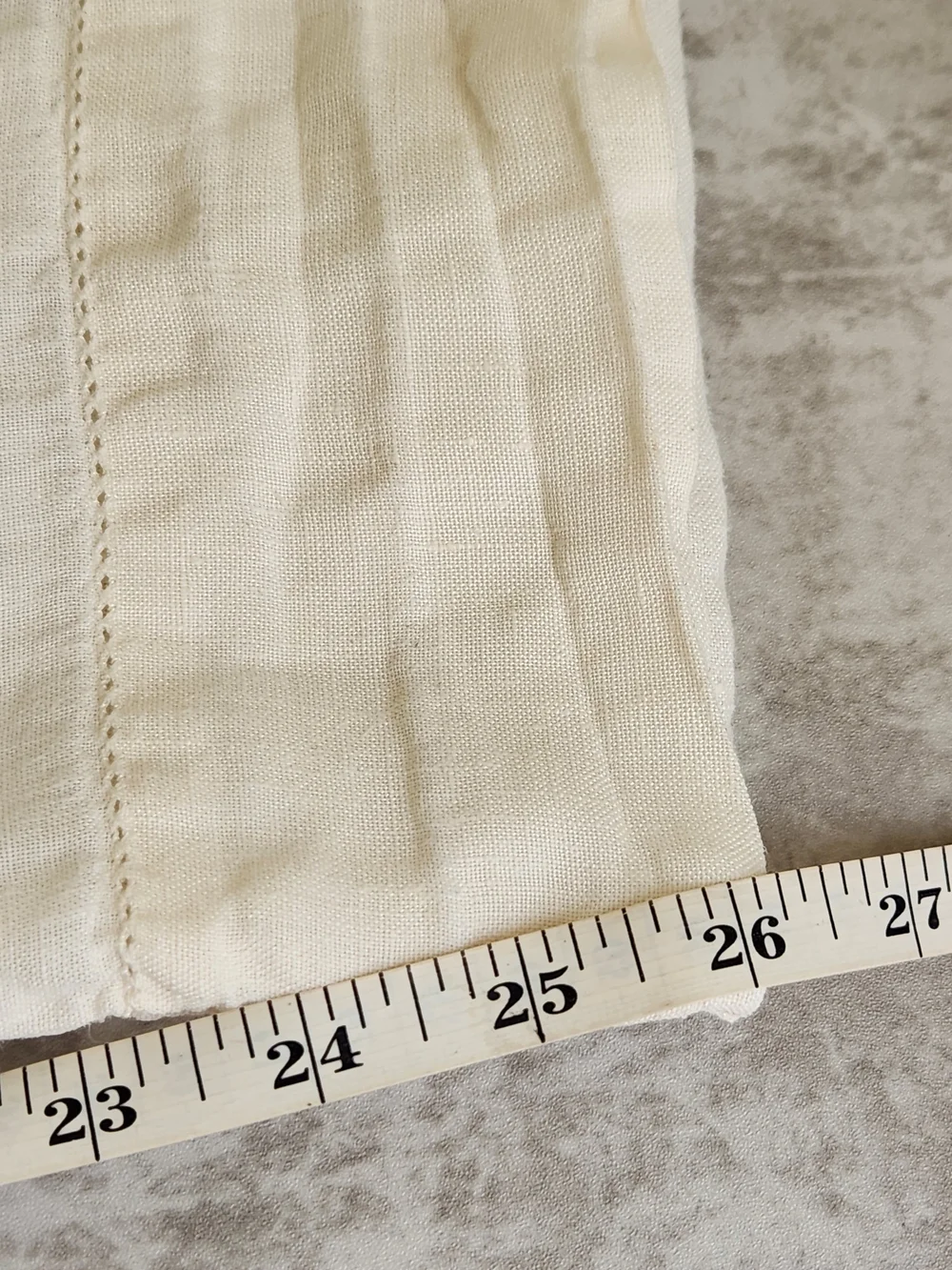The Citizenry French Linen Cream Standard Pillow Case - Soft Neutral Bedding